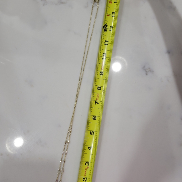 Kendra Scott Gold Necklace & Bracelet set - Picture 4 of 5